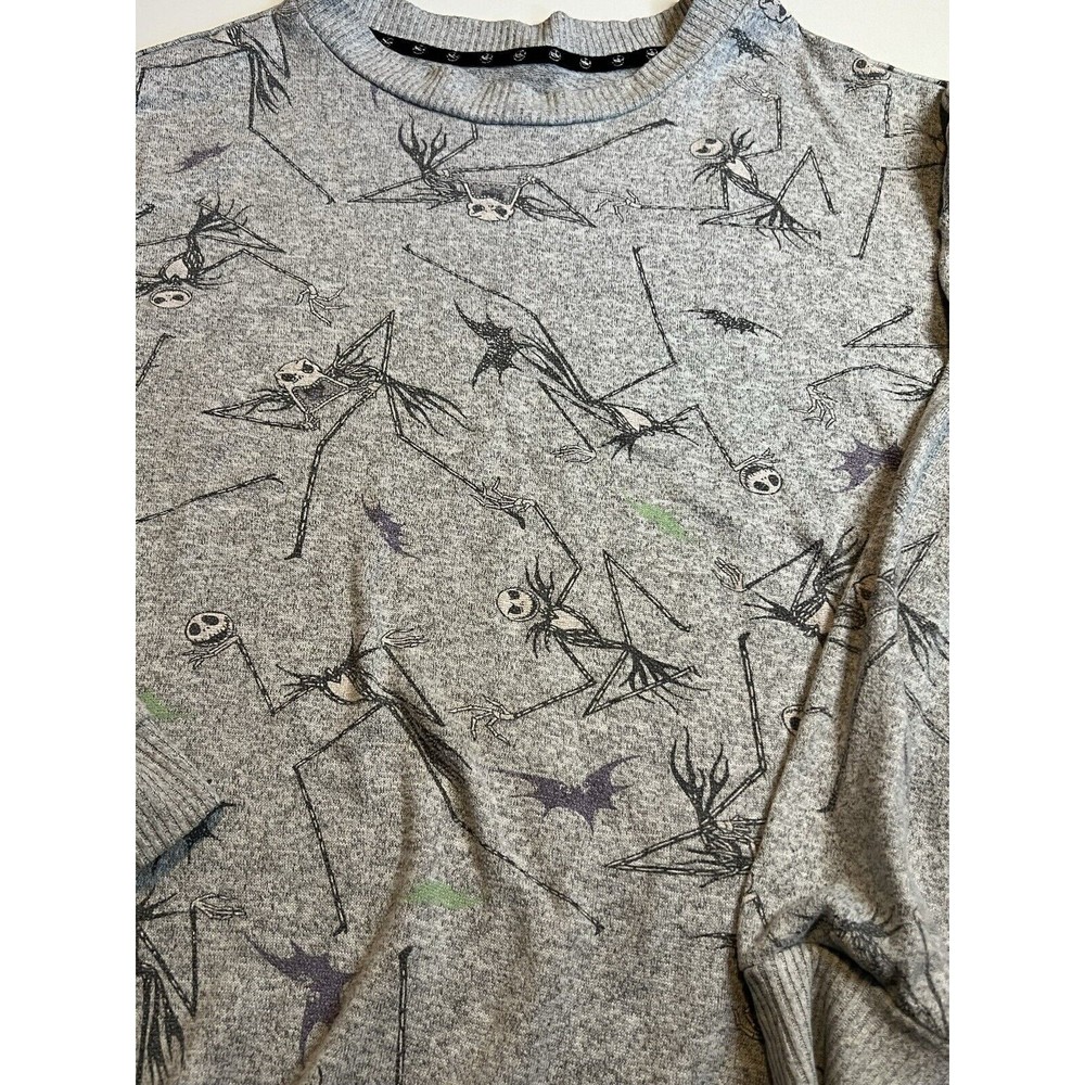 Disney The Nightmare Before Christmas Sweater ‎ Size L Jack Skellington Pajama - Picture 2 of 10
